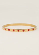 Lade das Bild in den Galerie-Viewer, Armreif mit kleinen Herzen