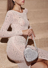 Lade das Bild in den Galerie-Viewer, Midi Heart Bag Crystal Silber | Weat Studio
