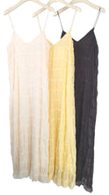 Lade das Bild in den Galerie-Viewer, Fließendes Sommerkleid KATI | Chocoalte, Ecru & Butteryellow