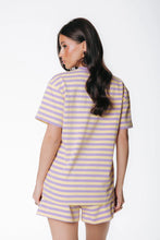 Lade das Bild in den Galerie-Viewer, Jess Striped Sweatshort | Colourful Rebel