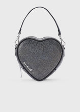 Lade das Bild in den Galerie-Viewer, Midi Heart Bag Crystal Black | Weat Studio
