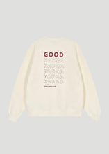 Lade das Bild in den Galerie-Viewer, OV Sweater Good Karma Offwhite | Oh April
