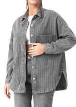 Lade das Bild in den Galerie-Viewer, Denim Nadelstreifen Hemd PIA
