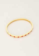 Lade das Bild in den Galerie-Viewer, Armreif mit kleinen Herzen
