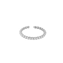Lade das Bild in den Galerie-Viewer, Filigraner anpassbarer Ring „Dots“ | Silber
