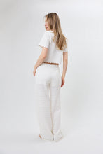 Lade das Bild in den Galerie-Viewer, Serin Knit T-Shirt Off White | Oh April
