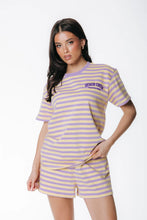 Lade das Bild in den Galerie-Viewer, Beach Crew Striped T-Shirt| Colourful Rebel
