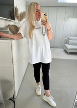 Lade das Bild in den Galerie-Viewer, Unisex &amp; oversize T-Shirt "PALMTREE" | Schwarz &amp; Weiss
