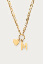 Lade das Bild in den Galerie-Viewer, Kette mit Buchstaben &amp; Herz | My Jewellery
